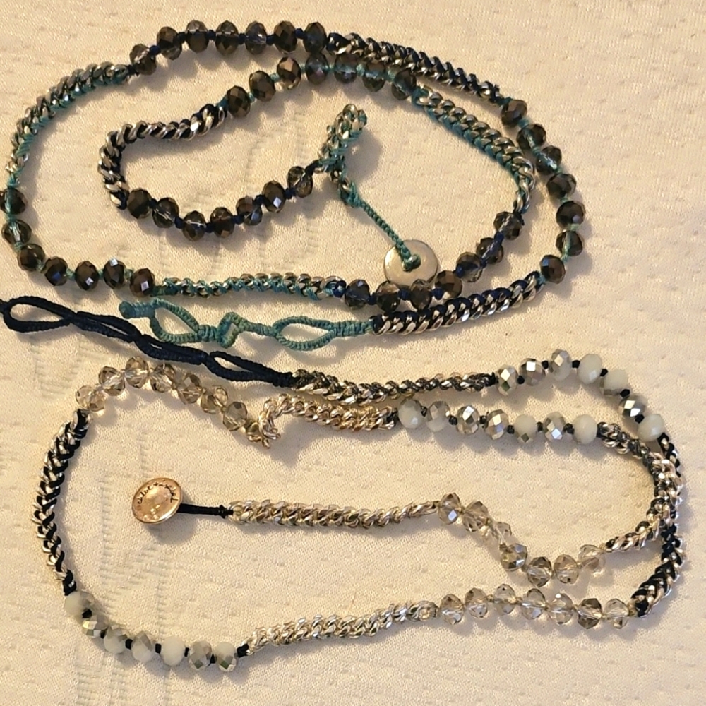 Lot of 2 Chloe and Isabel Wrap Bracelets